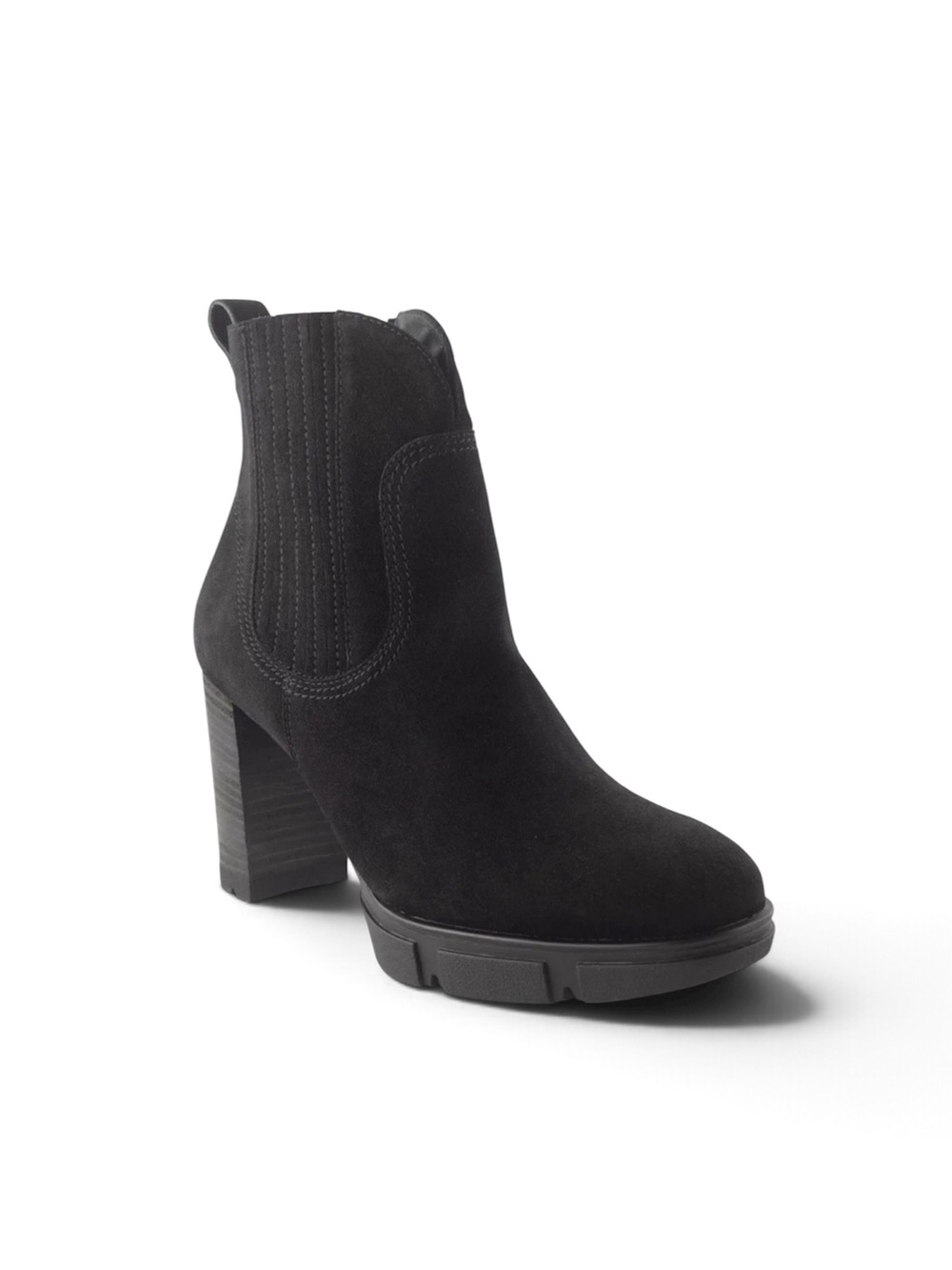 Paul Green Oakley Suede Ankle Boot in Black Size UK 5.5; US 8